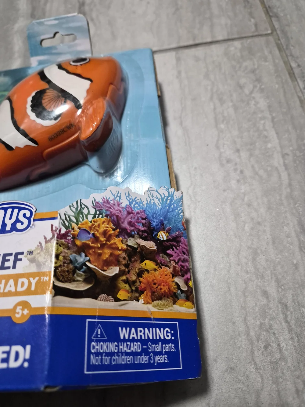 Swimways Rainbow Reef Swim Shady Water-Activated Orange Clownfish Toy 5+